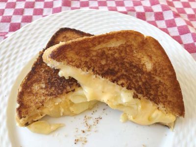 For the ultimate grilled cheese, use both the stovetop and oven